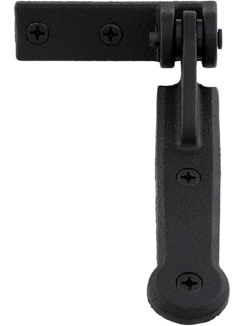 Bahama Shutter Hardware |   Cast Iron Bahama Shutter Hinge Set With Black Powder-Coated Finish Bahama Shutter Hardware Bahama Shutter Hardware