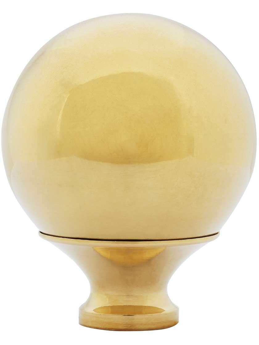 Bed Finials |   1 3/4″ Solid Brass Bed Ball Finial Bed & Mirror Accessories Bed Finials