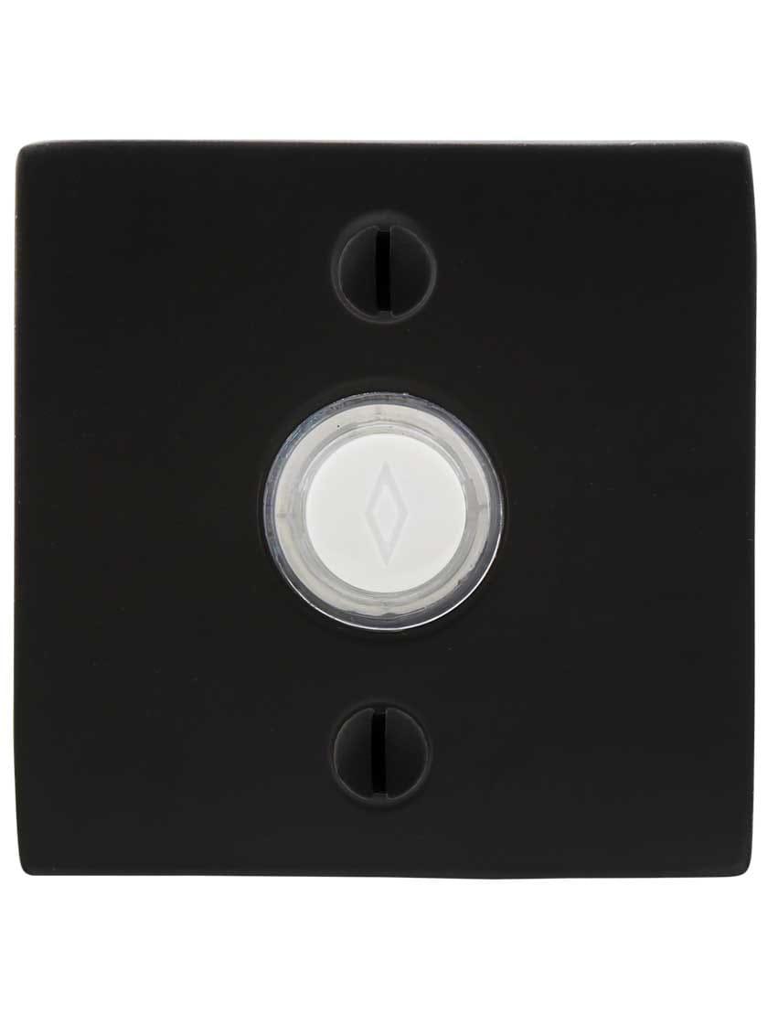 Doorbells & Knockers |   Doorbell Button with Square Rosette Doorbells & Knockers Doorbells & Knockers