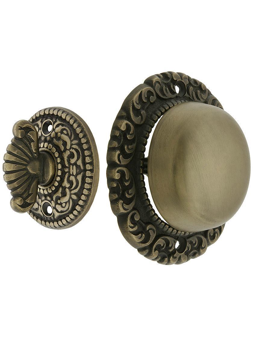 Doorbells & Knockers |   Small Scroll Design Twist Door Bell In Solid Brass Doorbells & Knockers Antique Brass/Oil-Rubbed Bronze/Polished Brass