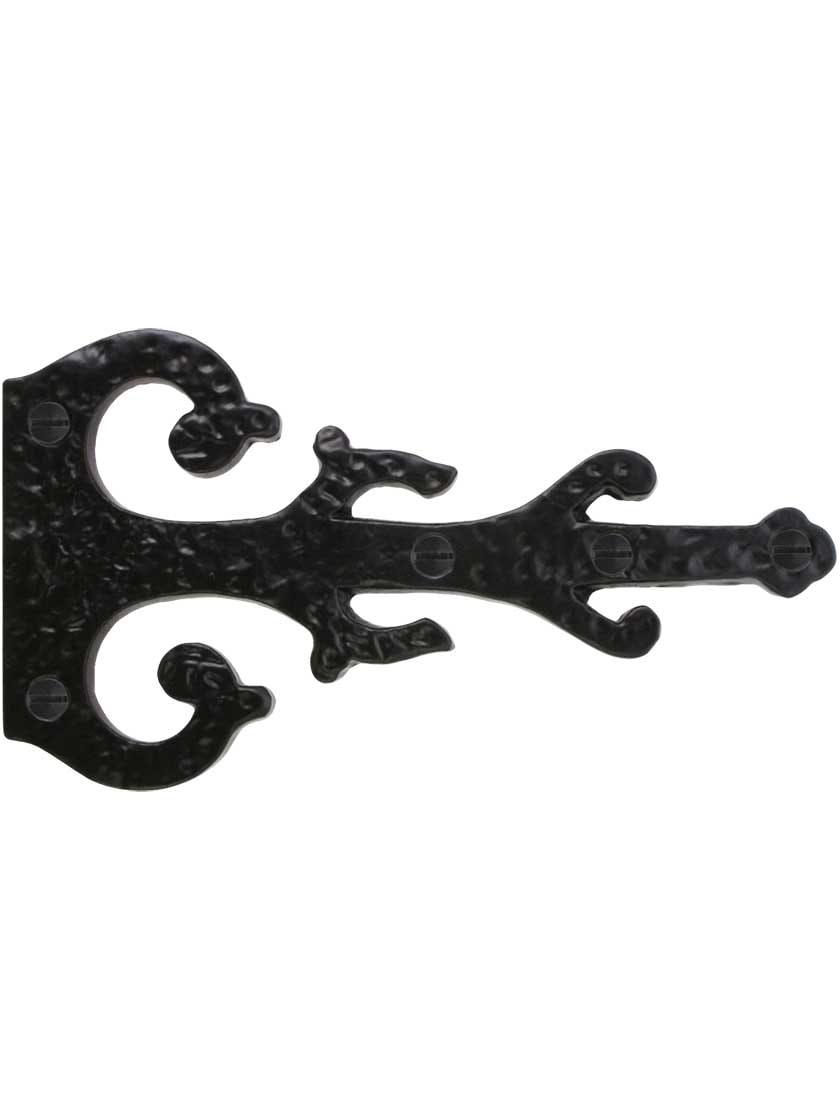 Dummy Hardware |   Heavy Cast Iron Dummy Strap With Ornate Scroll Design Dummy Hardware Dummy Hardware