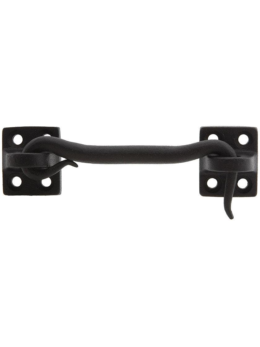 Fasteners |   Galvanized Iron Hook & Eye With Black Powder-Coated Finish – in 4 Sizes Fasteners Fasteners