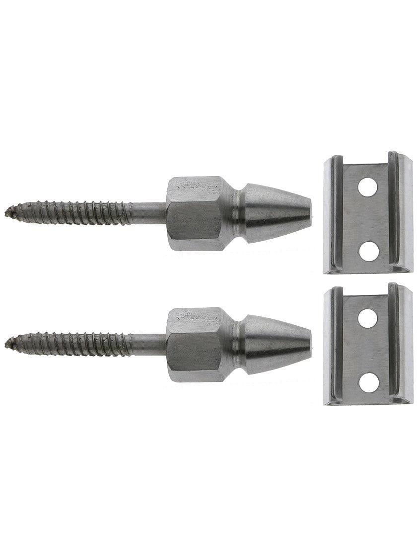 Fasteners |   Pair of Stainless Steel Bullet Shutter Catches With Natural Steel Finish Fasteners Fasteners