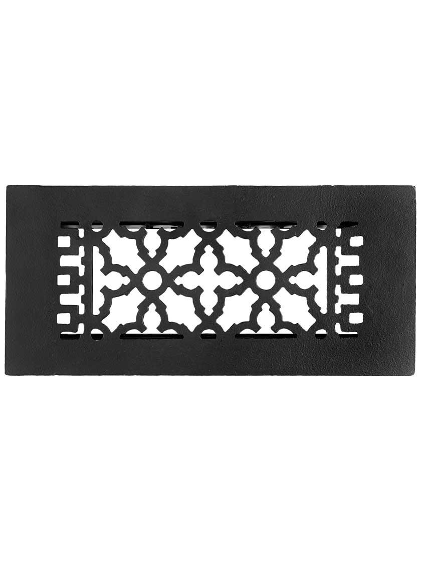 Floor Registers |   Victorian Style Cast-Iron Floor Register with Adjustable Louver Floor Registers Floor Registers