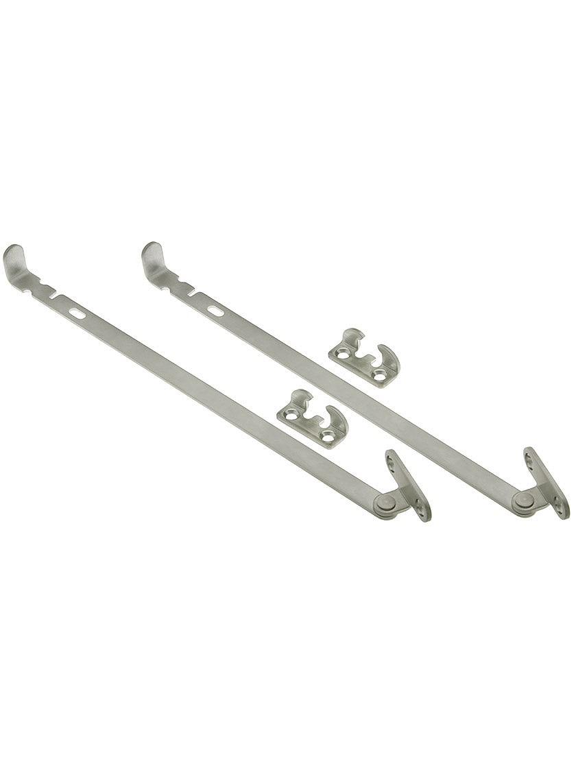 Hanging Fasteners |   Pair of Stainless Steel Storm Window Stays Hanging Fasteners