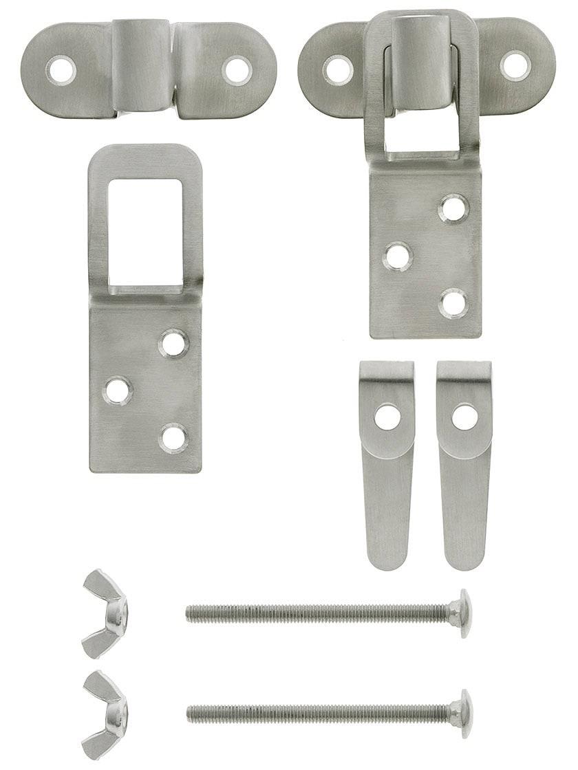 Hanging Fasteners |   Stainless Steel Storm Window Hanger Set With Retaining Clips Hanging Fasteners Hanging Fasteners