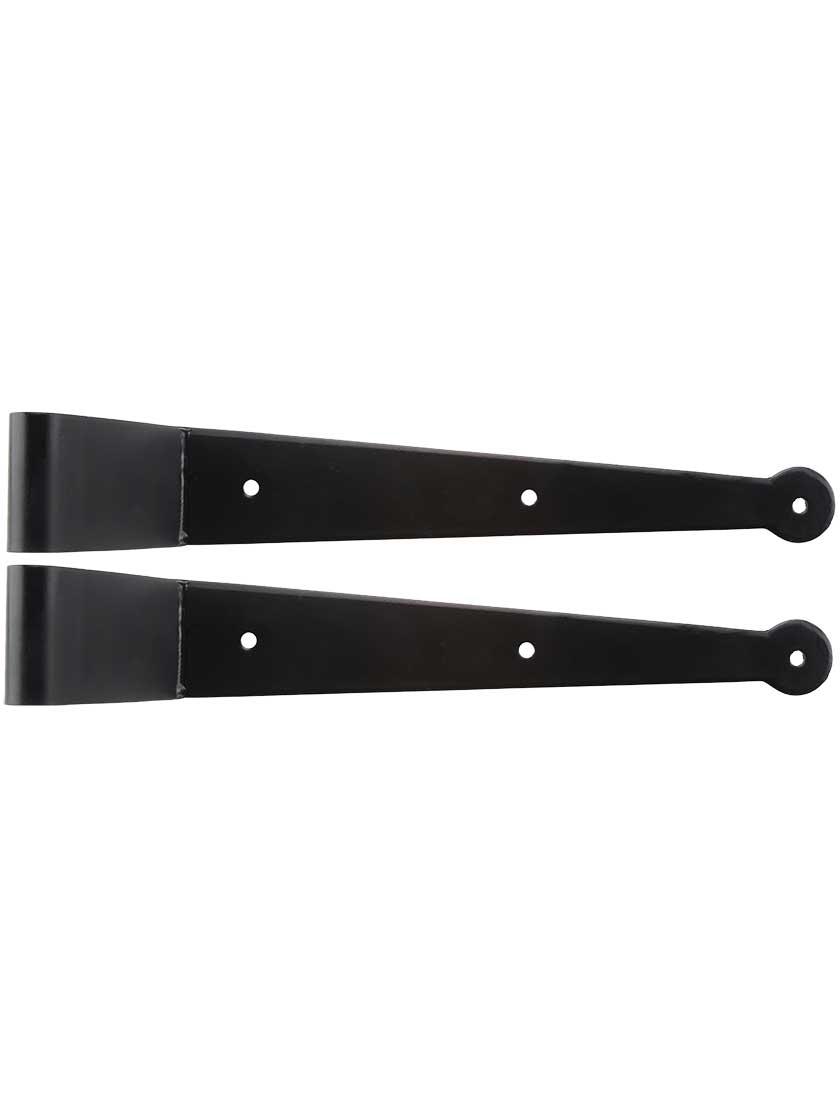 Hinge Parts |   Pair of 11 7/8-Inch Suffolk-Style Hinge Straps – 2 1/4-Inch Offset Hinge Parts Hinge Parts