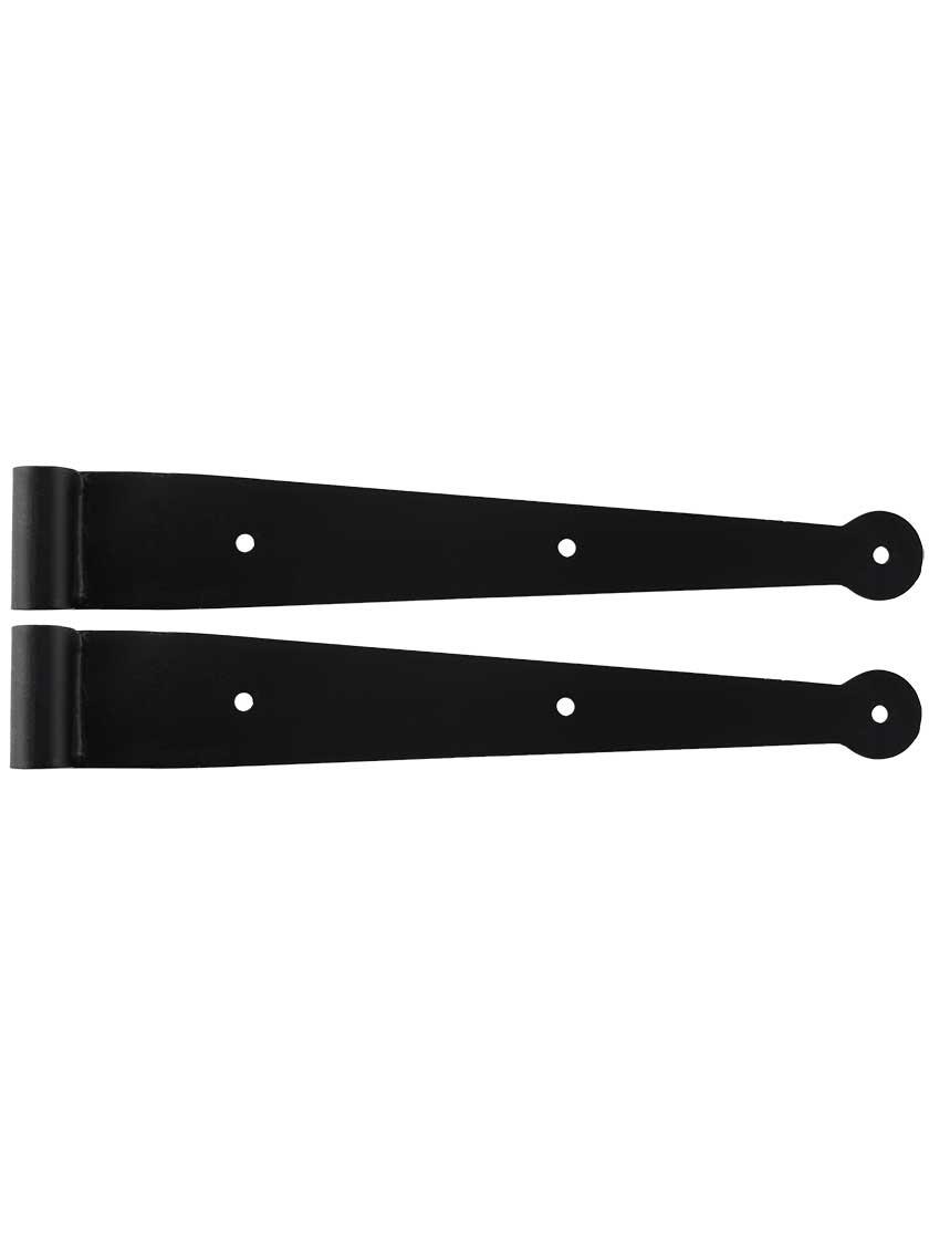 Hinge Parts |   Pair of 11 7/8″ Suffolk-Style Hinge Straps – No Offset Hinge Parts Hinge Parts