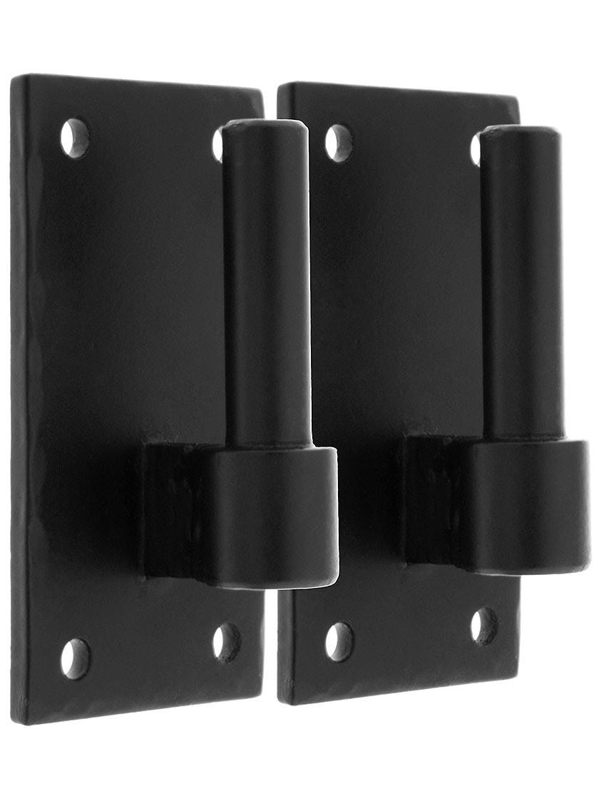 Hinge Parts |   Pair of 1/2″ Diameter Galvanized Steel Rectangular Base Pintles With 1″ Offset Hinge Parts Hinge Parts