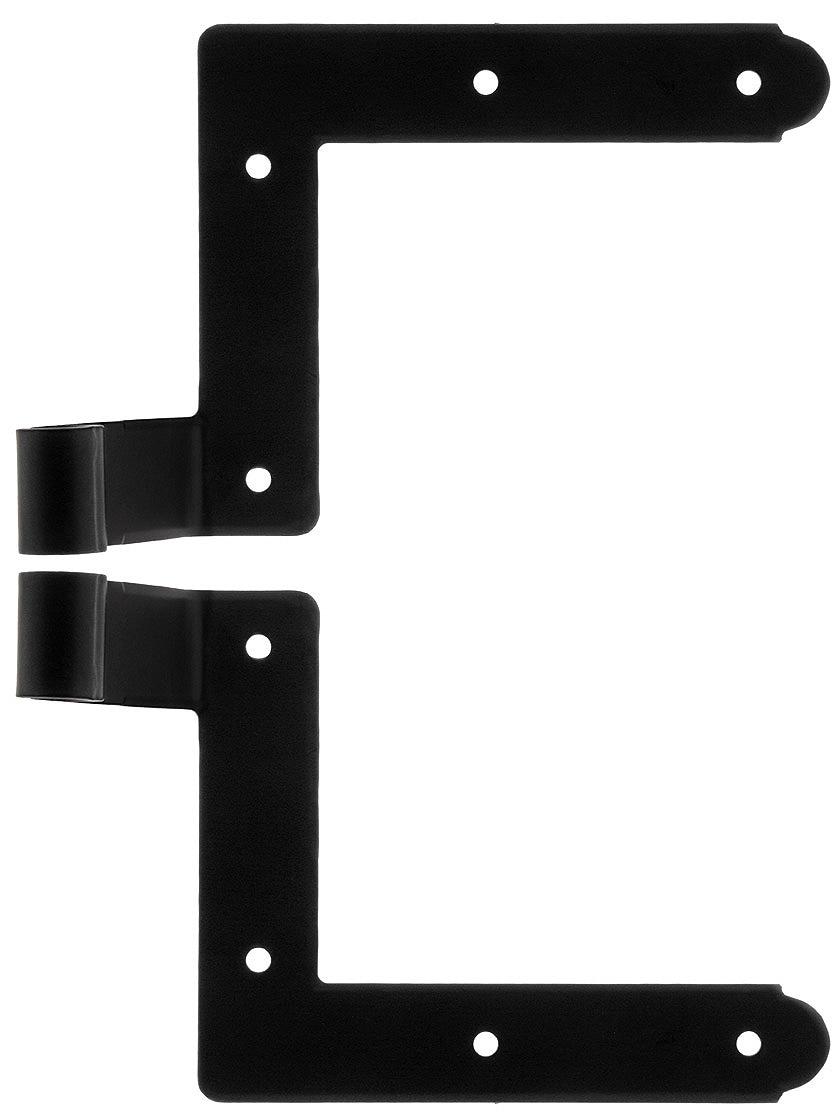 Hinge Parts |   Pair of Galvanized Steel New York “L” Hinge Straps with 2 1/4-Inch Offset Hinge Parts Hinge Parts