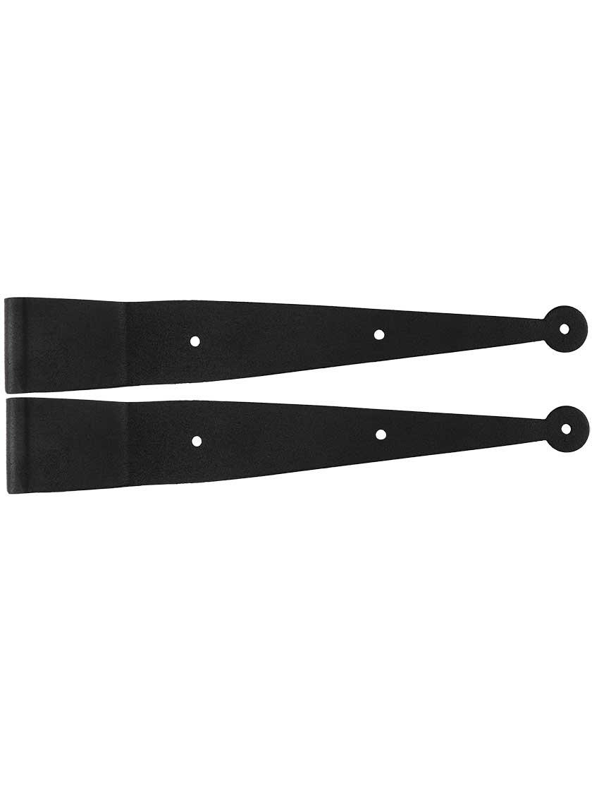 Hinge Parts |   Pair of Tapered Shutter Straps with 1 1/2″ Offset Hinge Parts Hinge Parts