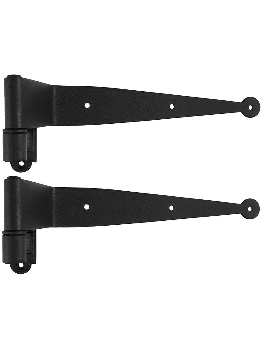 Hinge Sets |   Pair of Shutter Strap Hinges with Plate Pintles – 2 1/4″ Offset Hinge Sets Hinge Sets