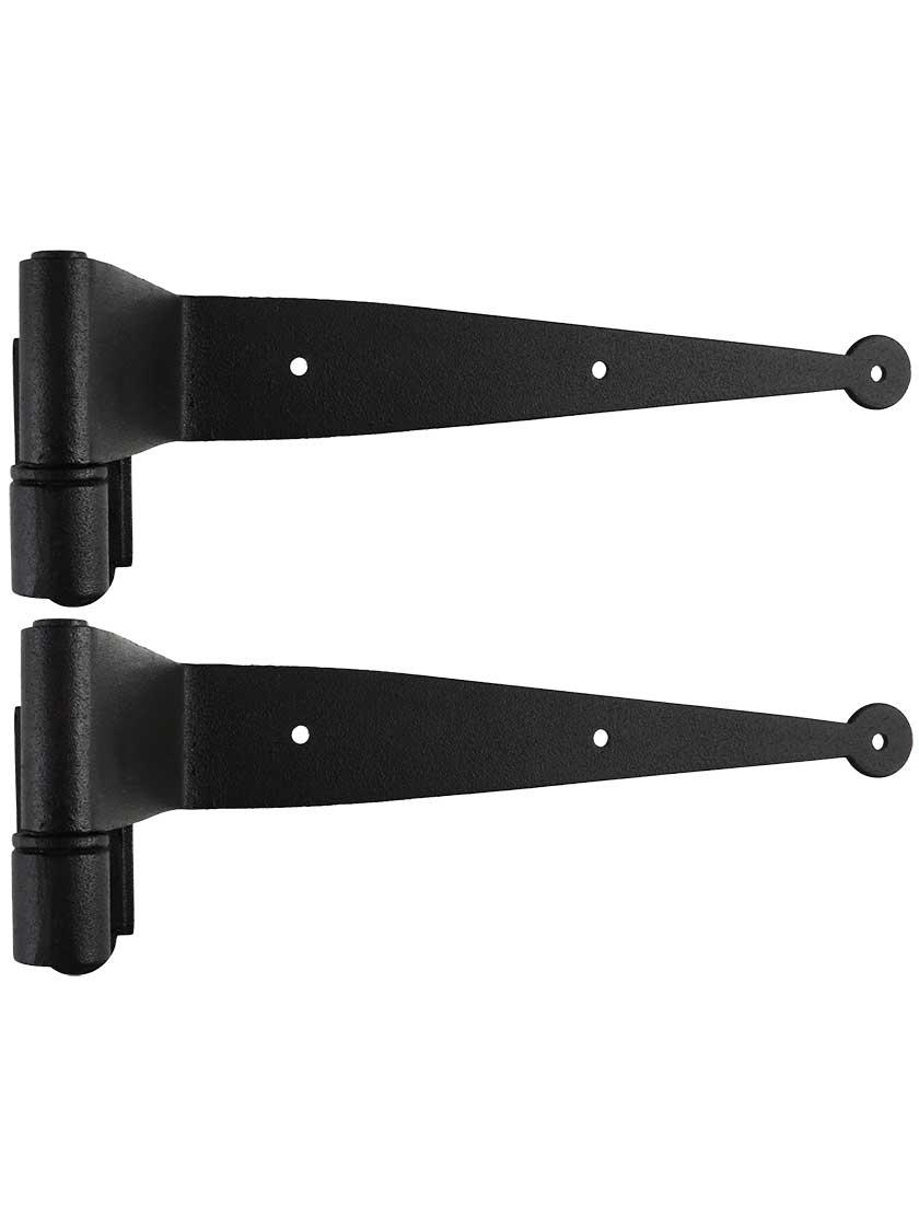 Hinge Sets |   Pair of Shutter-Strap Hinges with Plate Pintles – 3 1/4″ Offset Hinge Sets Hinge Sets