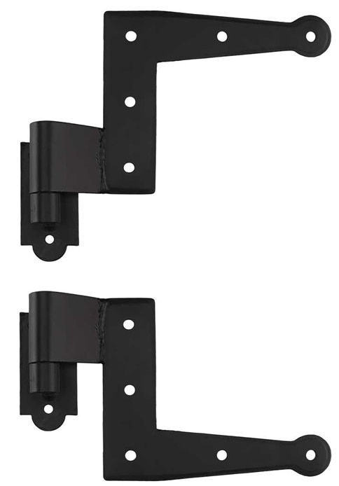 Hinge Sets |   Pair of Stainless-Steel “L” Hinges with Plate Pintles – 1 3/4″ Offset Hinge Sets Hinge Sets