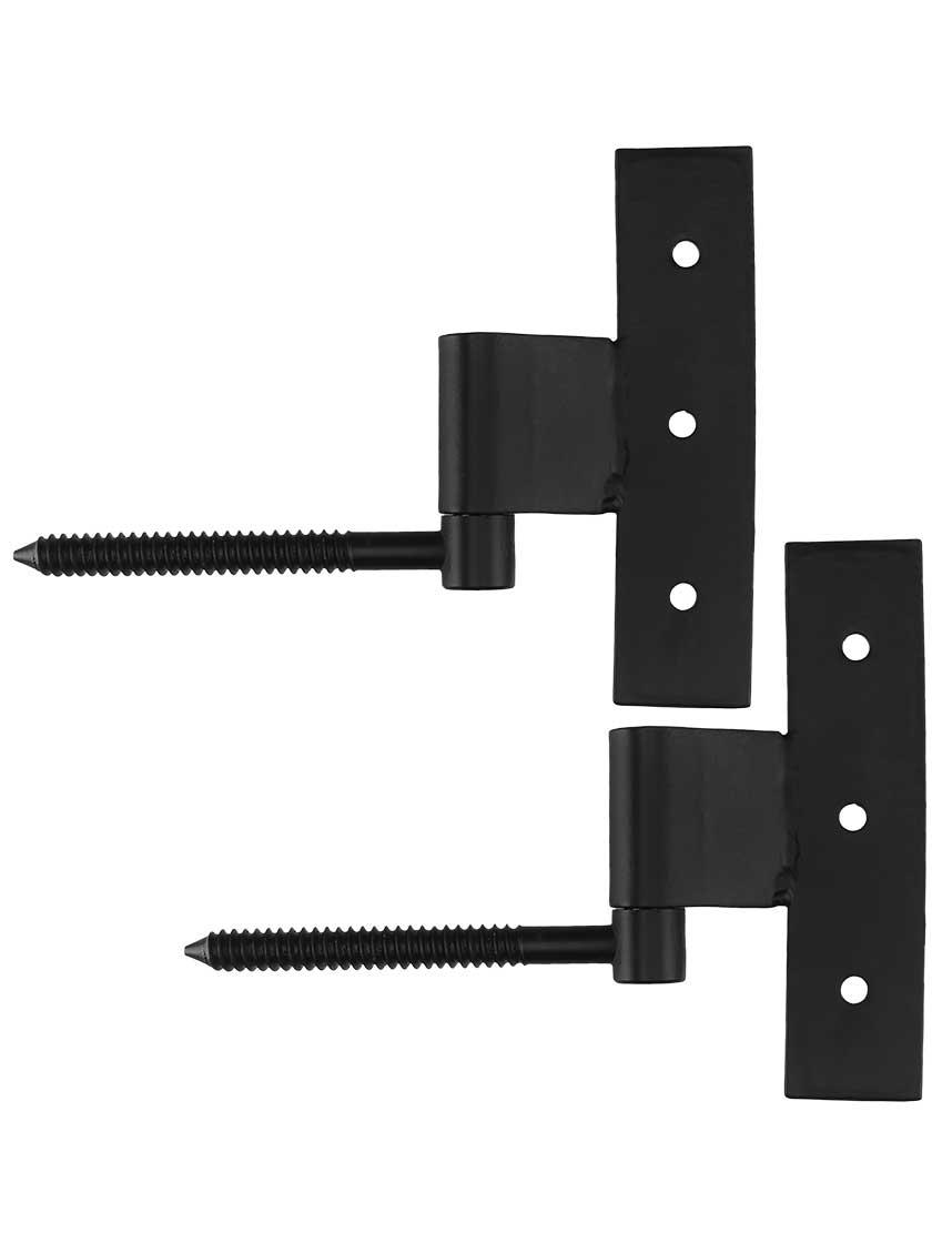 Hinge Sets |   Pair of Stainless-Steel Middle Hinges with Lag Pintles – 1/2″ Offset Hinge Sets Hinge Sets