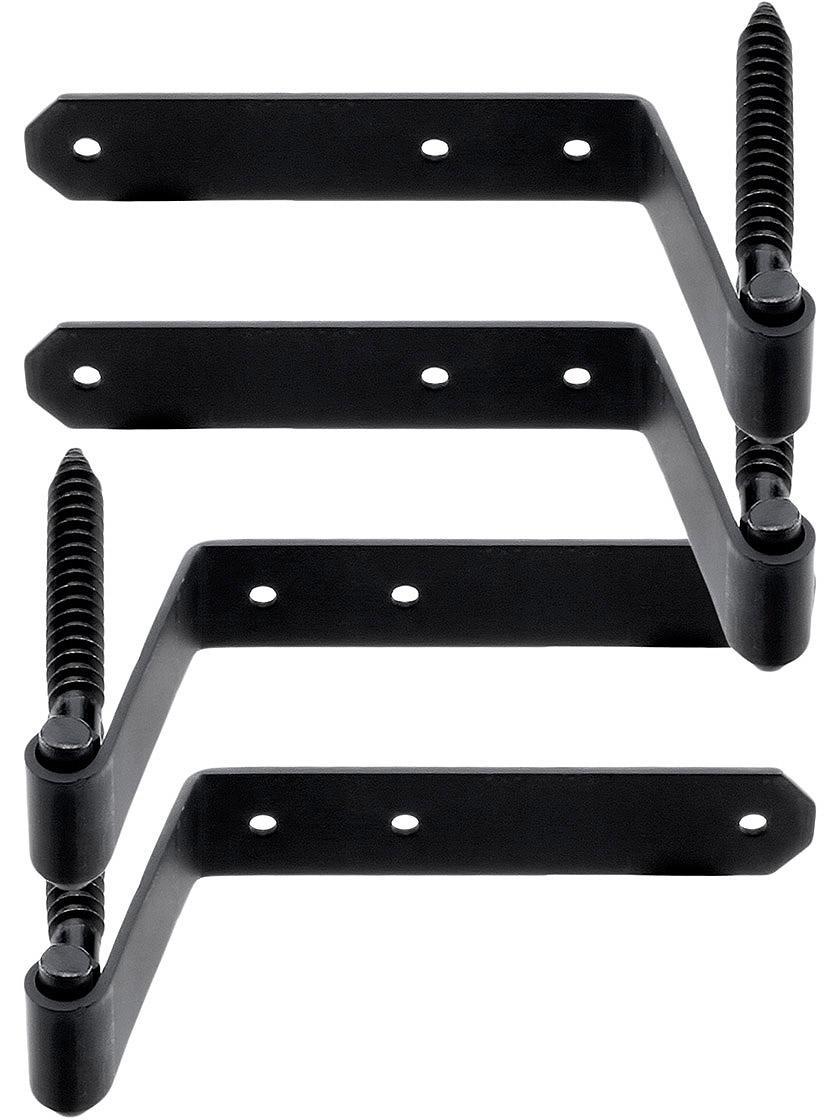 Hinge Sets |   Set of 4 1/4-Inch Connecticut Style Shutter Hinges With 2 3/16-Inch Offset Hinge Sets Hinge Sets