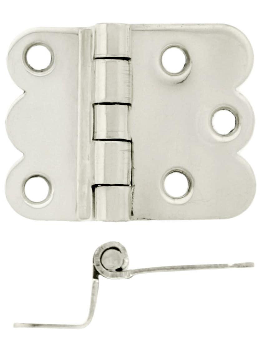 Hoosier Hardware |   Pair of Hoosier Offset Cabinet Hinges – 1 1/4″ x 1 3/4″ Hoosier & Ice Box Hoosier Hardware