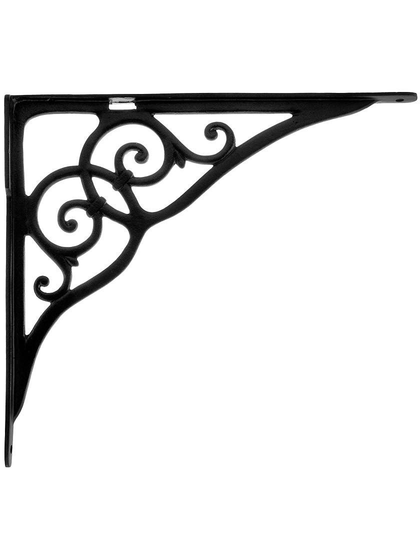 Iron |   Extra Large Iron “Sink” Bracket – 15 5/8″ x 17 3/4″ Iron Antique White/Matte Black