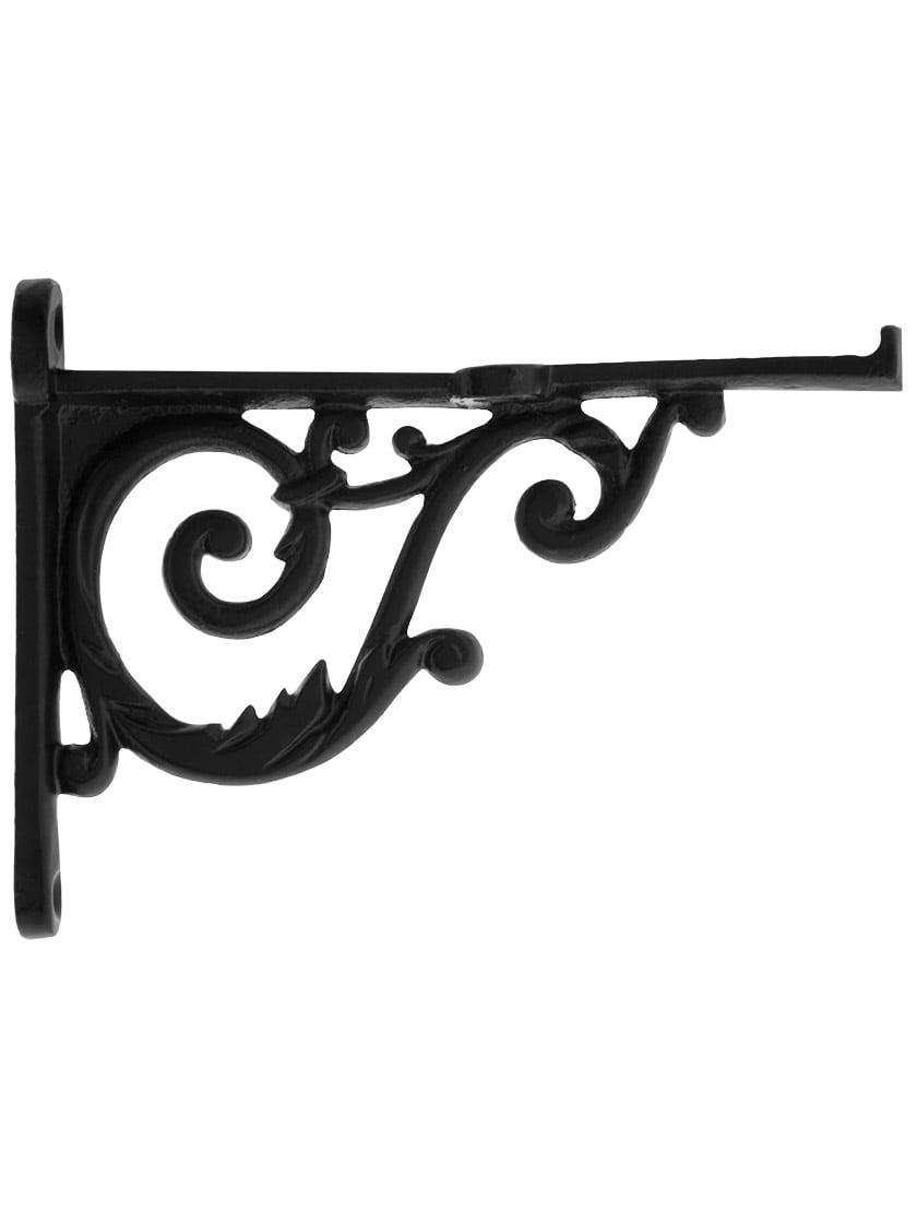 Iron |   Small Cast Iron Scroll Shelf Bracket – 3 3/4″ x 5″ Iron Iron