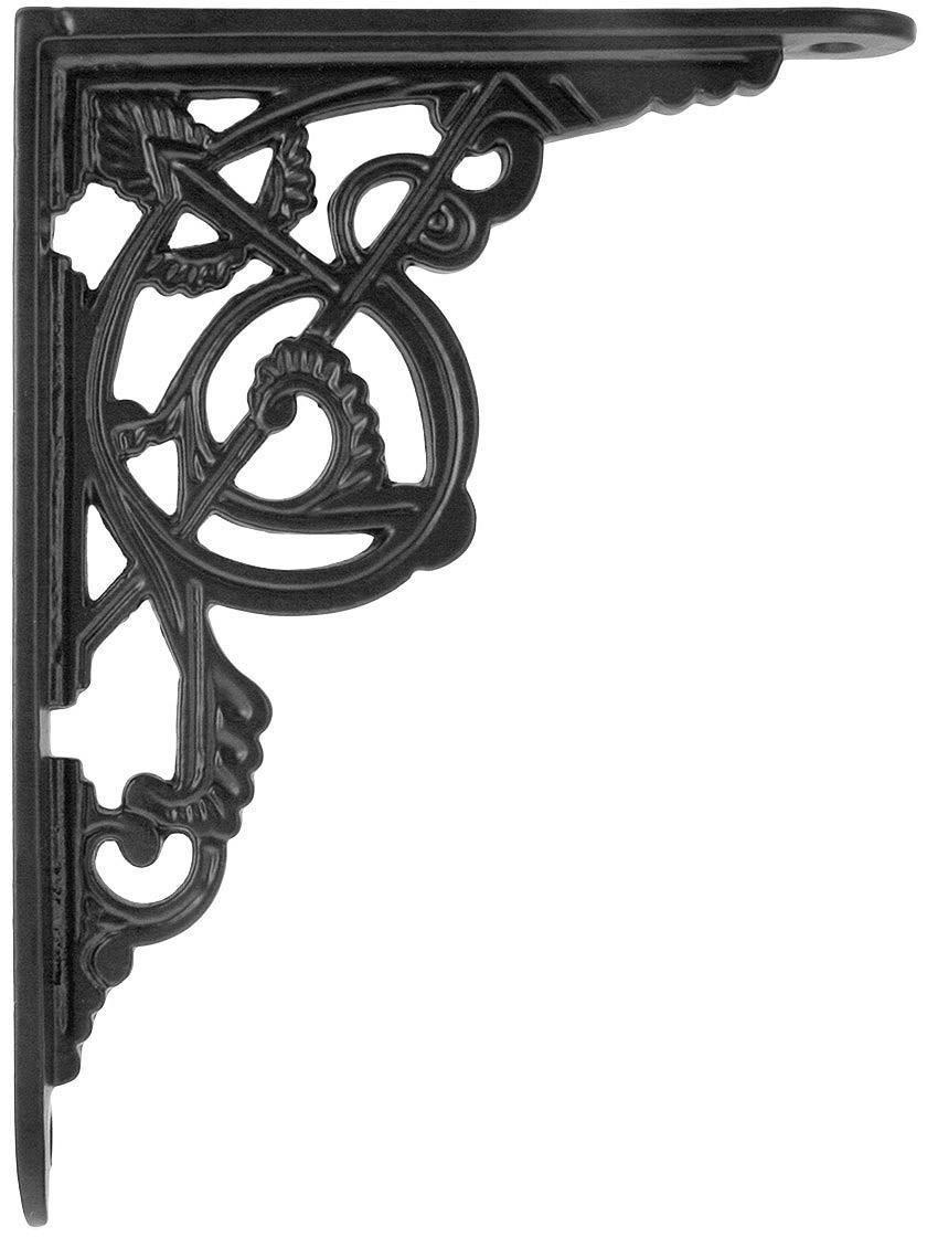 Iron |   Small Victorian Iron Shelf Bracket – 6 1/8″ x 4 1/2″ Iron Iron