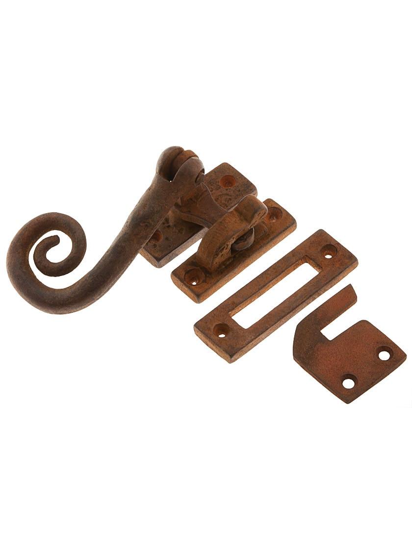 Latches |   Cast Iron Swirl Casement Latch Casement Hardware Latches