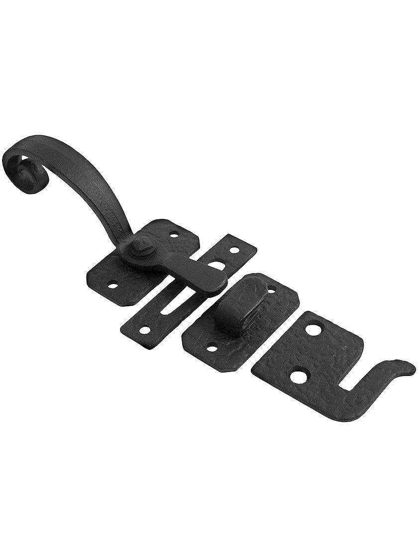 Latches |   Colonial Iron Casement Latch Set Casement Hardware Latches