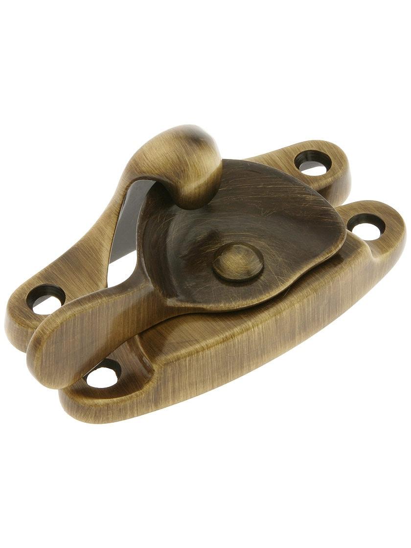 Locks |   Large Size Traditional Solid Brass Sash Lock Locks Antique Brass/Oil-Rubbed Bronze/Polished Brass/Polished Nickel/Satin Nickel/Un-Lacquered Brass