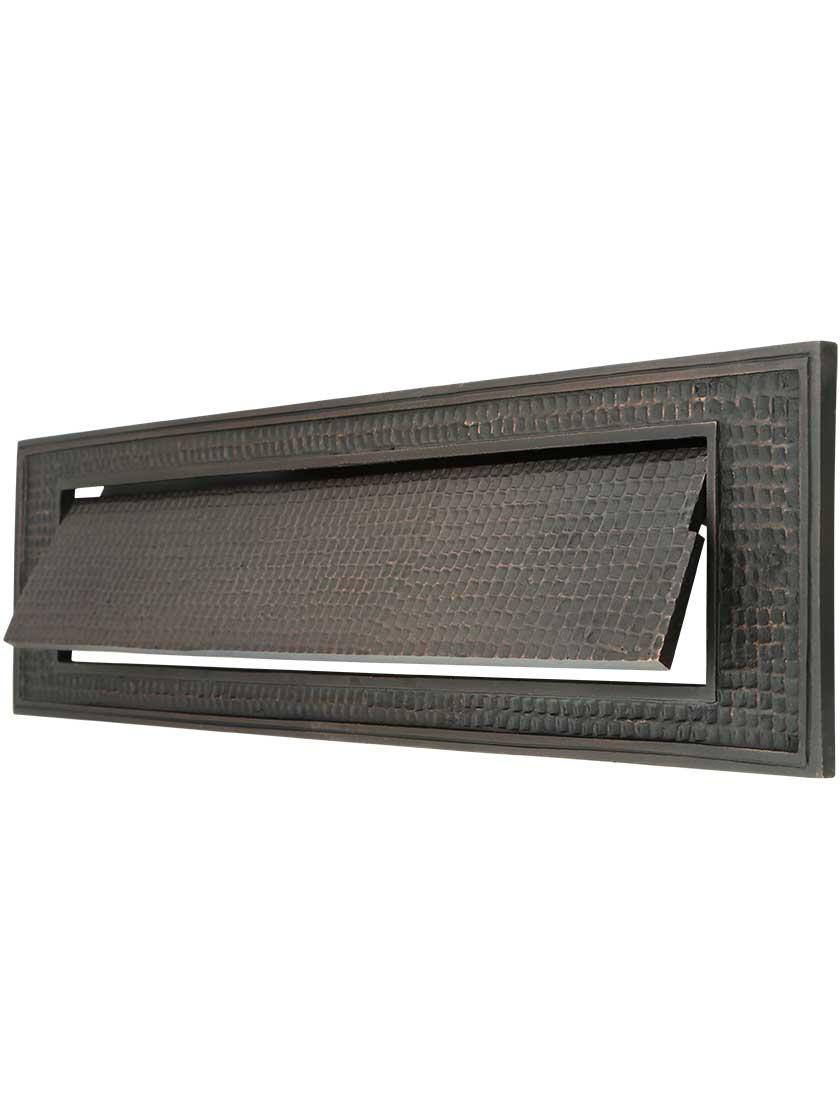 Mail Slots |   Large Bungalow Mail Slot With Plain Front Plate Mail Slots Mail Slots