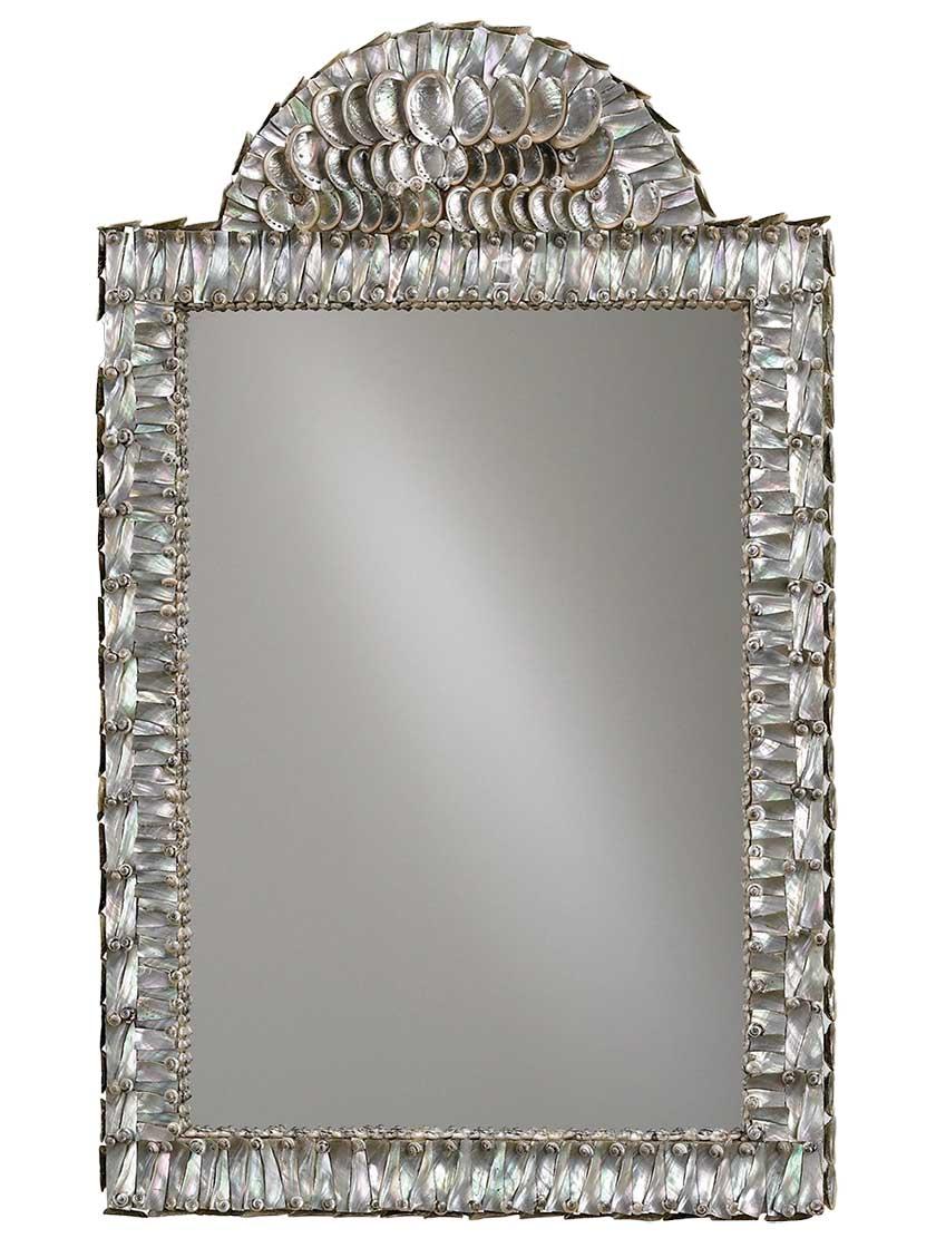 Mirrors |   Abalone Wall-Mount Decorative Mirror Home Accessories Mirrors