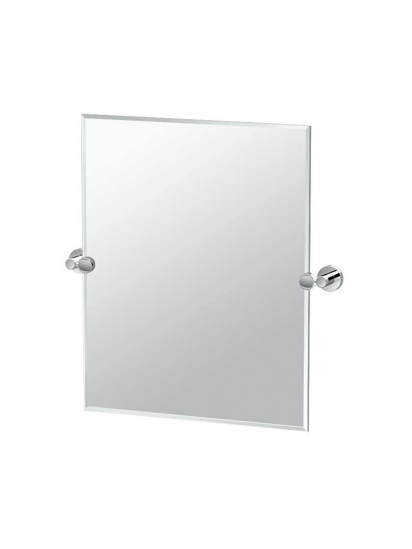 Mirrors |   Glam Frameless Rectangular Bathroom Mirror – 19 1/2″ x 24″ Home Accessories Mirrors