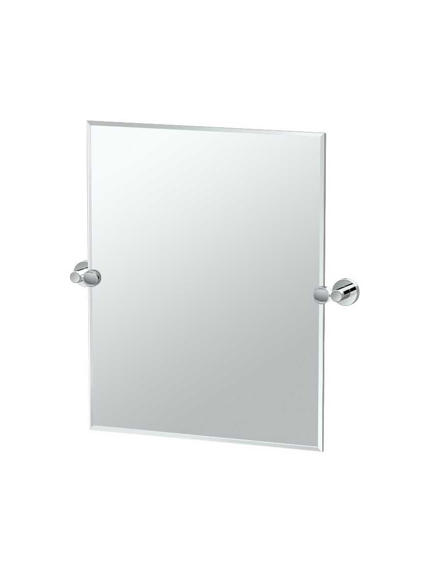 Mirrors |   Glam Frameless Rectangular Bathroom Mirror – 23 1/2″ x 31 1/2″ Home Accessories Mirrors