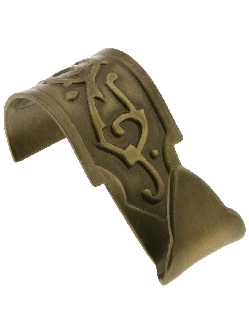 Picture Rail Hooks |   Scrolling Vine Picture Moulding Hook Picture Hardware Antique Brass/Antique Copper/Oil-Rubbed Bronze/Polished Brass/Polished Nickel/Satin Nickel