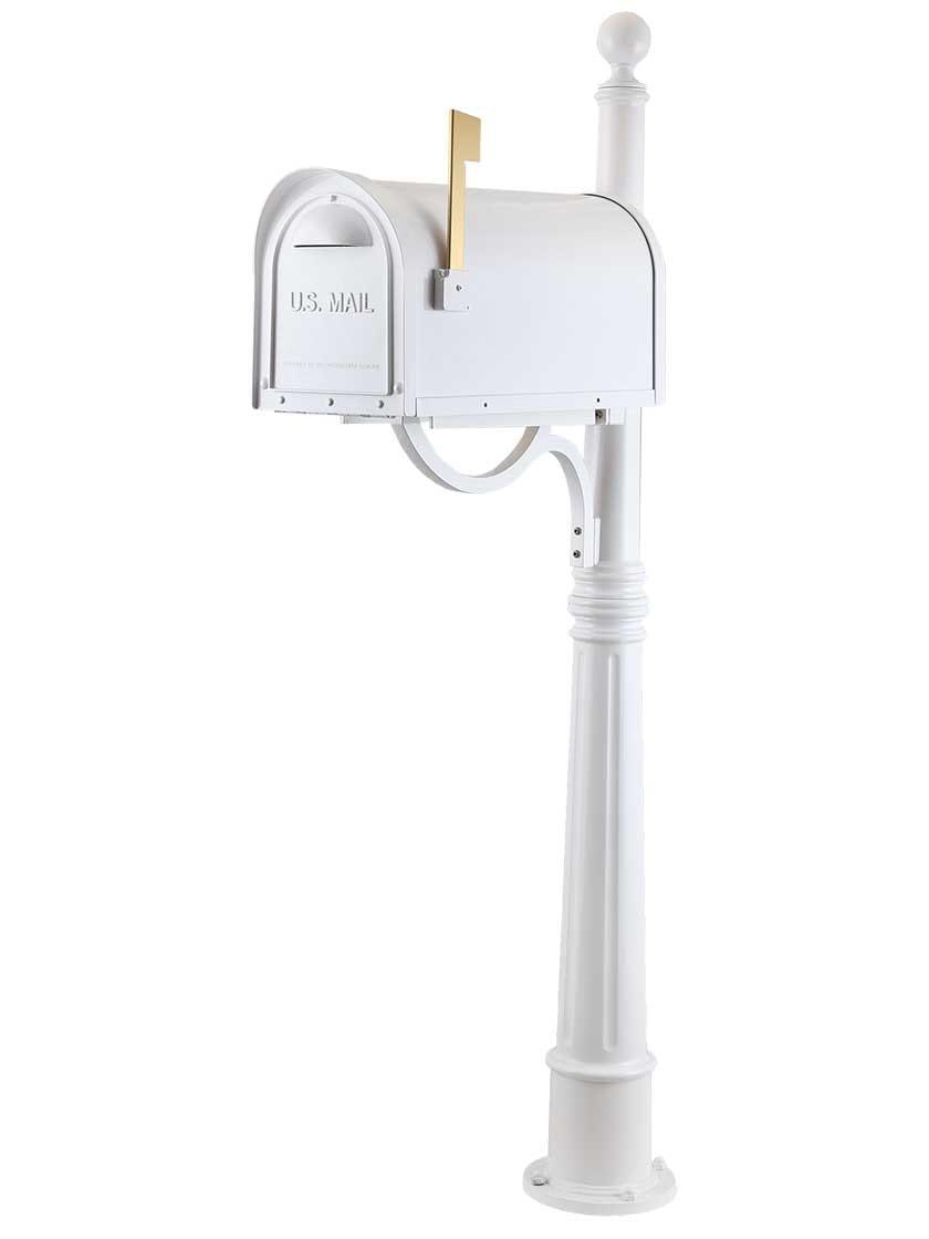 Post Mount Mailboxes |   Classic Curbside Mailbox with Ashland Post Mailboxes & Slots Copper/Matte Black/Oil-Rubbed Bronze/Swedish Silver/White