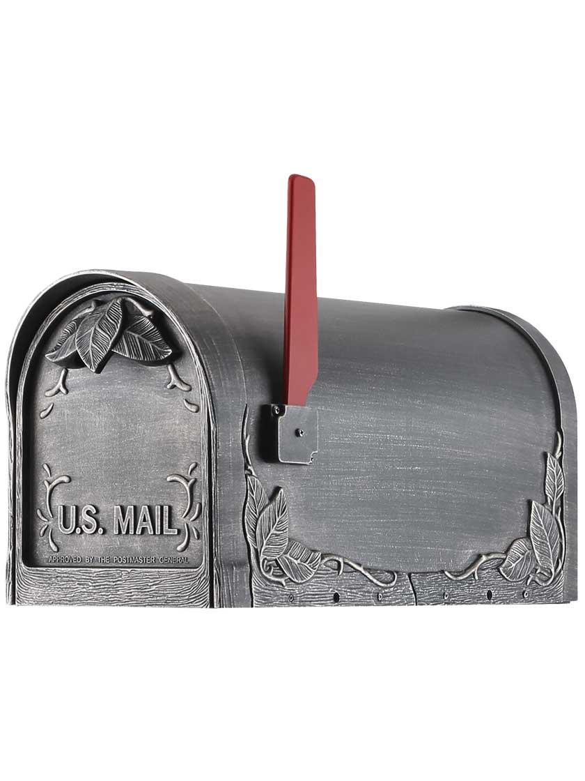 Post Mount Mailboxes |   Floral Curbside Mailbox Mailboxes & Slots Copper/Matte Black/Oil-Rubbed Bronze/Swedish Silver