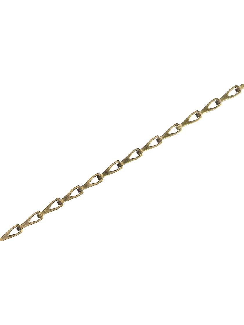 Sash Cord & Chain |   Plated-Steel Sash Chain – #25 Sash Cord & Chain Antique Brass/Oil-Rubbed Bronze/Polished Brass/Polished Nickel