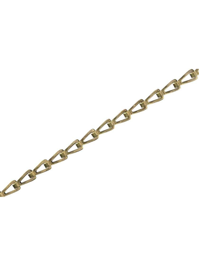 Sash Cord & Chain |   Plated-Steel Sash Chain – #45 Sash Cord & Chain Antique Brass/Oil-Rubbed Bronze