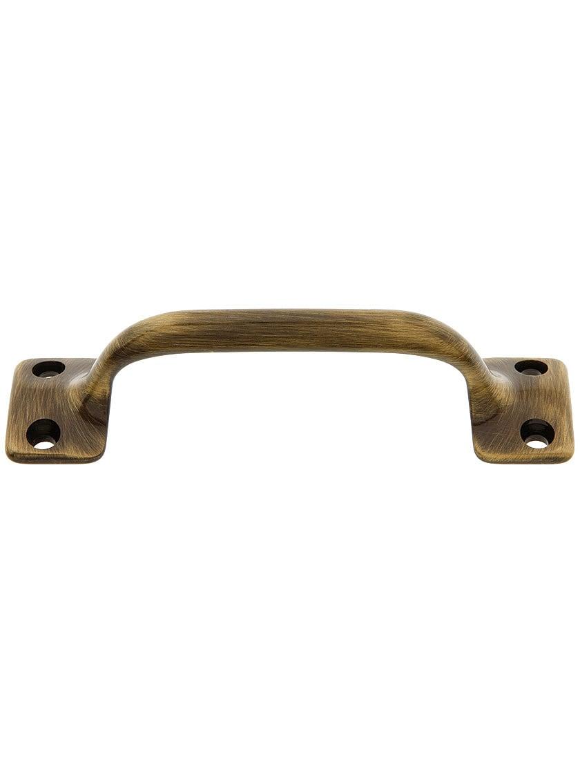 Sash Lifts |   3 1/2-Inch On Center Solid Brass Handle With Choice of Finish Sash Hardware Antique Brass/Oil-Rubbed Bronze/Polished Nickel/Satin Nickel/Un-Lacquered Brass