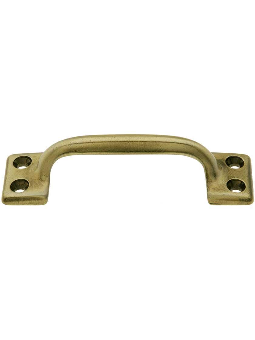 Sash Lifts |   Bar Style Sash Lift In Plated, Cast Aluminum Sash Hardware Antique Brass/Bright Brass/Bright Nickel