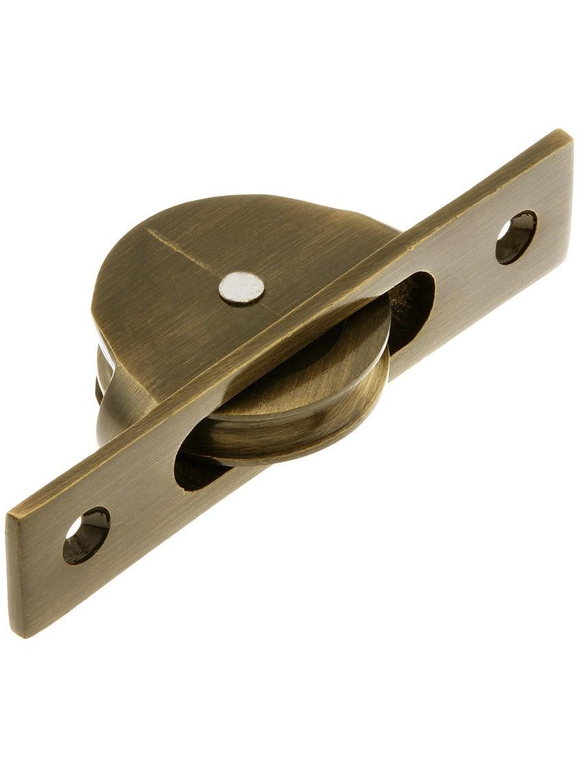 Sash Pulleys |   Traditional Cast Brass Sash Pulley With 1 3/4″ Wheel Sash Hardware Antique Brass/Oil-Rubbed Bronze/Polished Brass/Polished Chrome