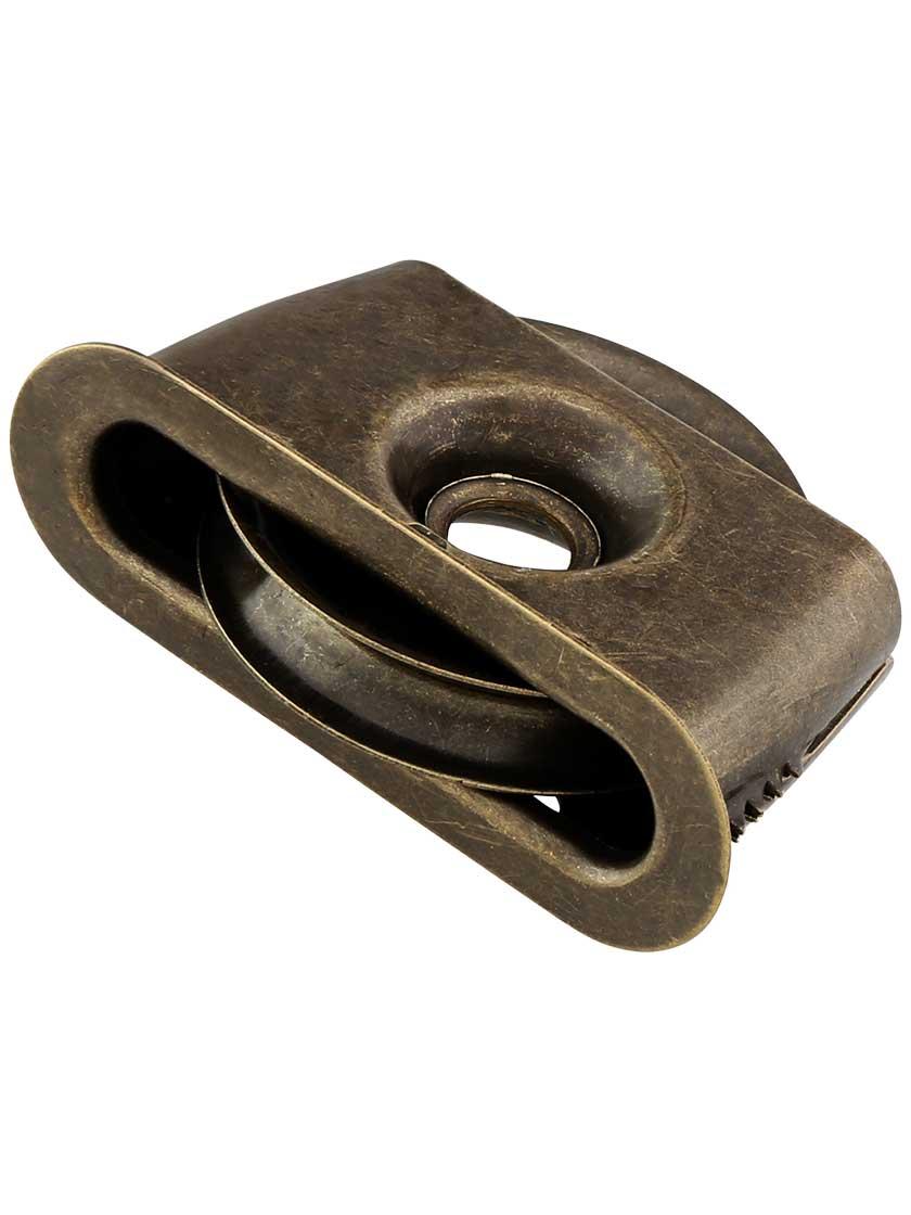 Sash Pulleys |   Wrought Steel Press-Fit Sash Pulley – 2-Inch Diameter Wheel Sash Hardware Antique Brass/Galvanized/Oil-Rubbed Bronze/Polished Nickel