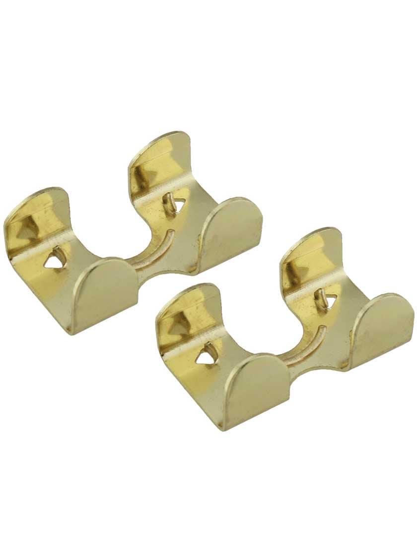 Sash Weights |   Pair of Brass-Plated Cord Clamps – 3/8-1/2-Inch Sash Cord & Chain Sash Cord & Chain