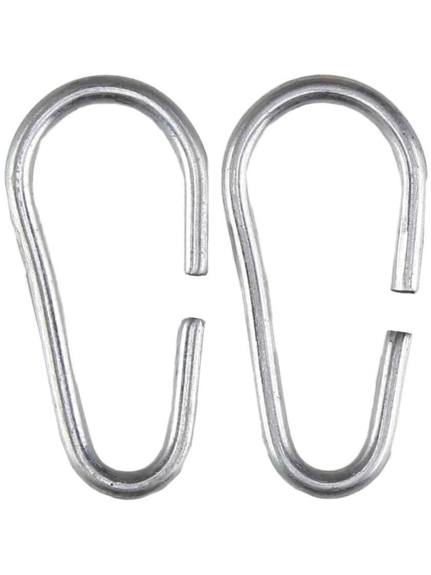 Sash Weights |   Pair of Steel “C” Hooks Sash Hardware Sash Weights