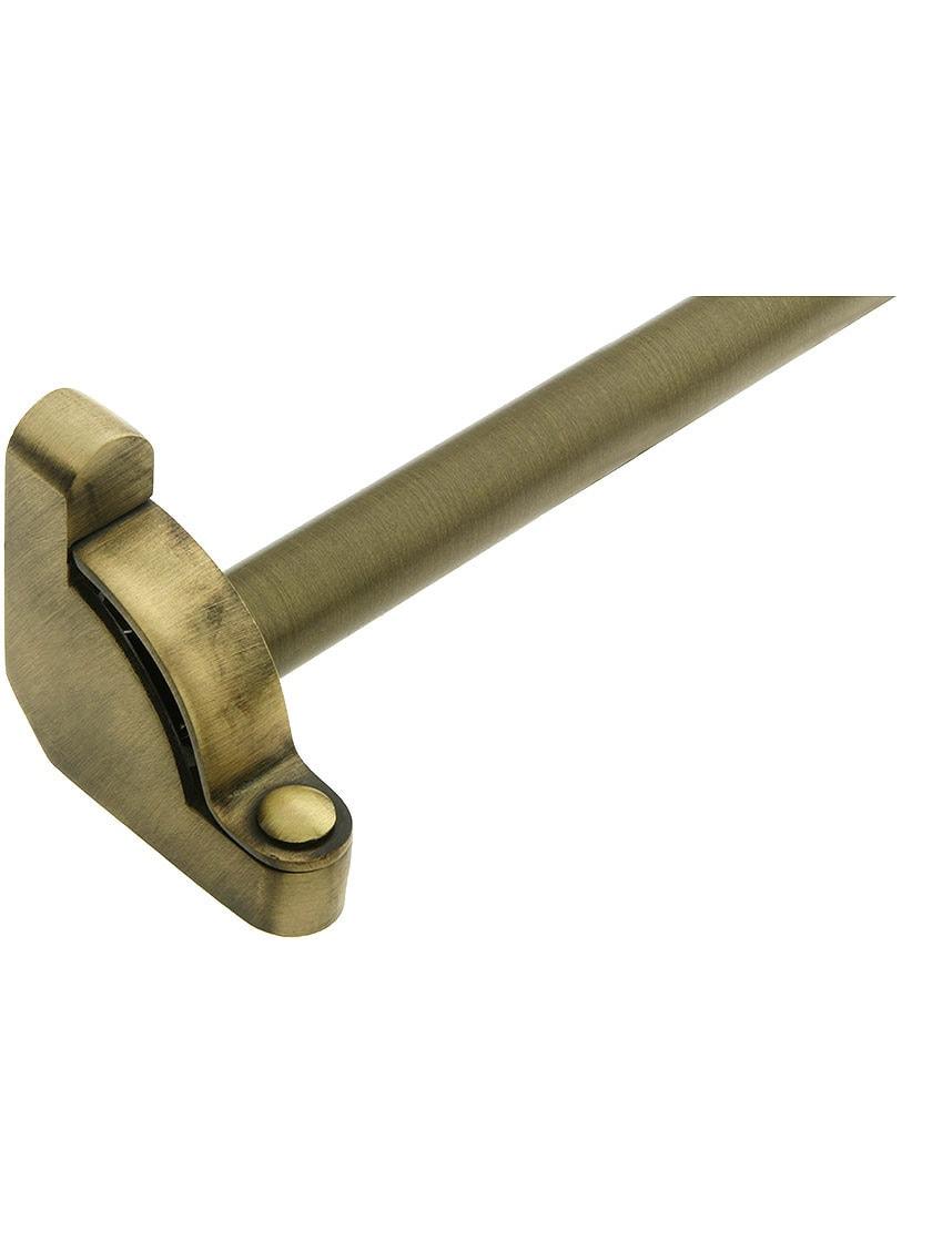 Stair Rods |   Heritage Stair Rod Without Finials – 1/2″ Diameter Brass With Standard Brackets Stair Hardware Antique Brass/Antique Pewter/Polished Brass/Satin Nickel/Wrought Iron