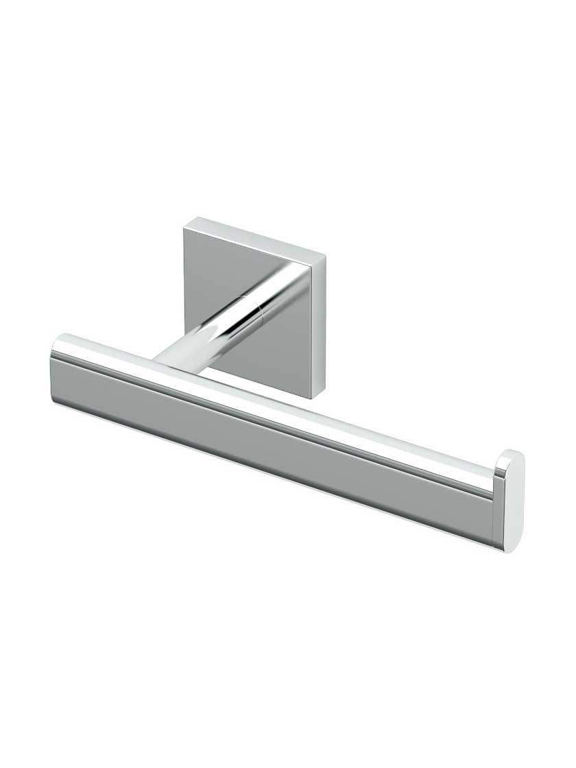 Toilet Paper Holders |   Elevate Euro Toilet Paper Holder Bath Accents Polished Chrome/Satin Nickel