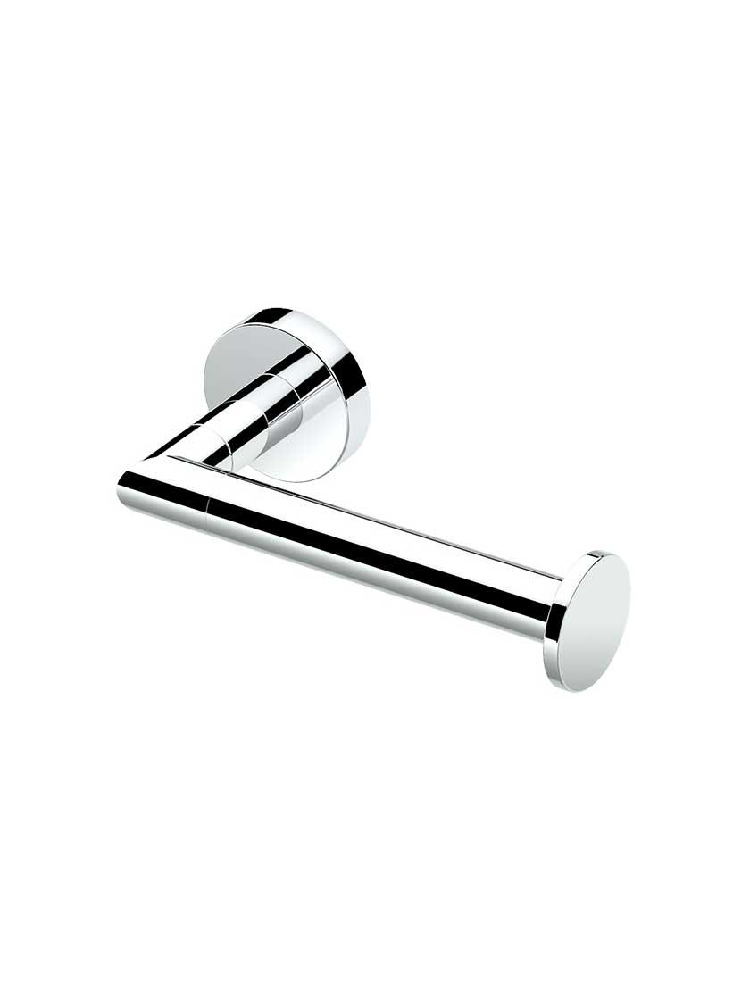 Toilet Paper Holders |   Glam Euro Toilet-Paper Holder Bath Accents Polished Chrome/Satin Nickel