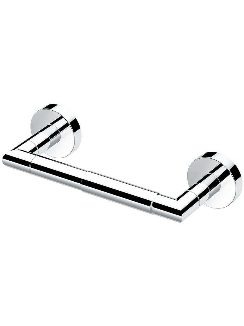 Toilet Paper Holders |   Glam Toilet-Paper Holder Bath Accents Polished Chrome/Satin Nickel