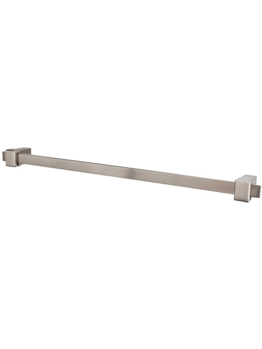 Towel Holders |   Buckle-Up Towel Bar Bath Accents Brushed Nickel/Polished Chrome