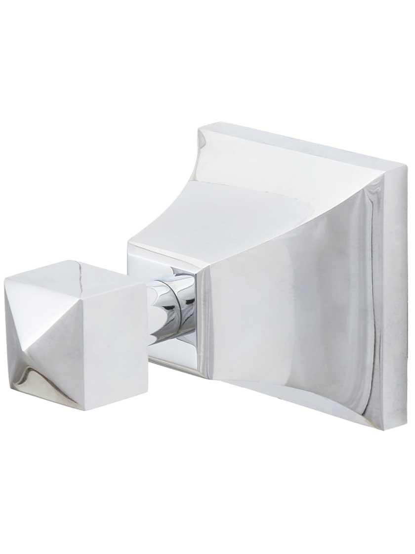 Towel Holders |   Cooper Towel Hook Bath Accents Polished Chrome/Satin Nickel