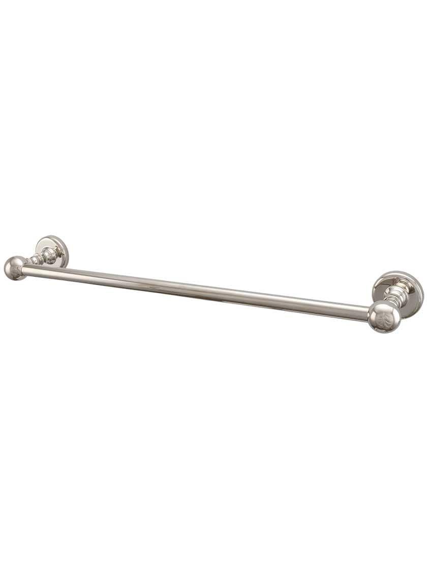 Towel Holders |   Emma Towel Bar Bath Accents Polished Nickel/Satin Nickel/Venetian Bronze