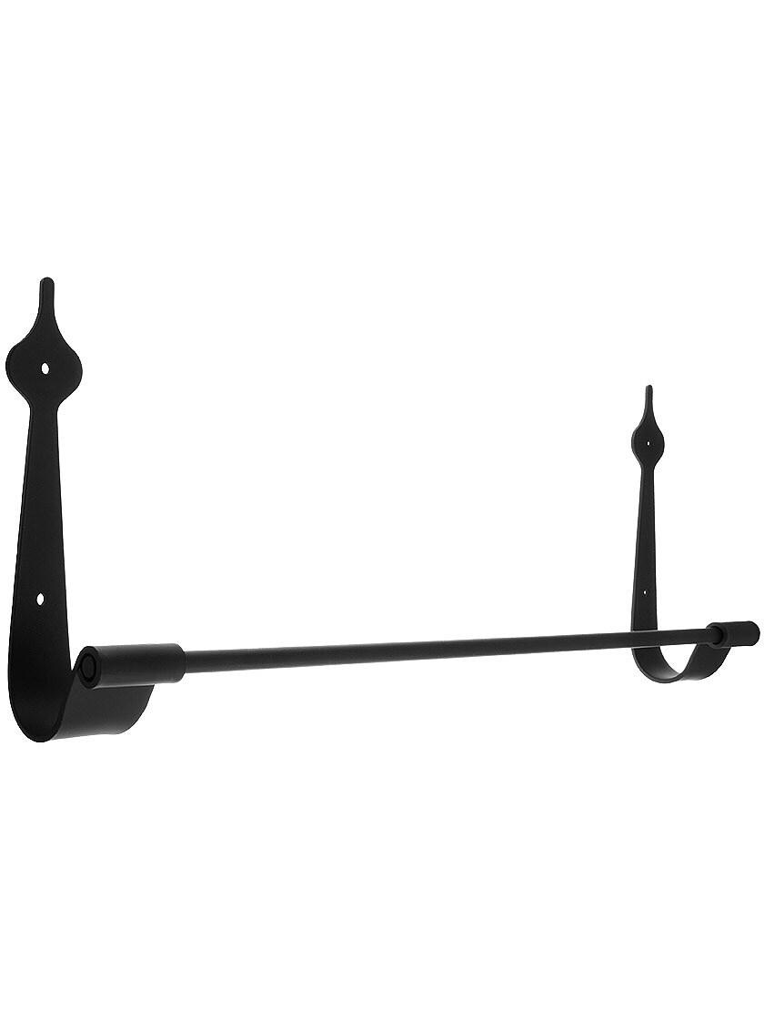 Towel Holders |   Forged Iron 19 1/2″ Towel Bar Bath Accents Towel Holders